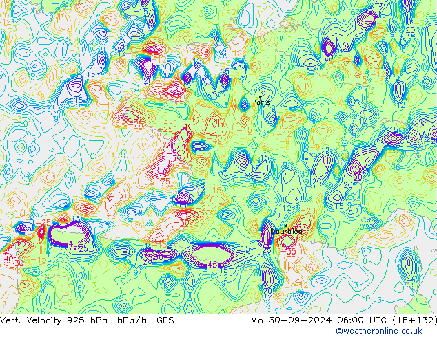 Vert. Velocity 925 hPa GFS Seg 30.09.2024 06 UTC