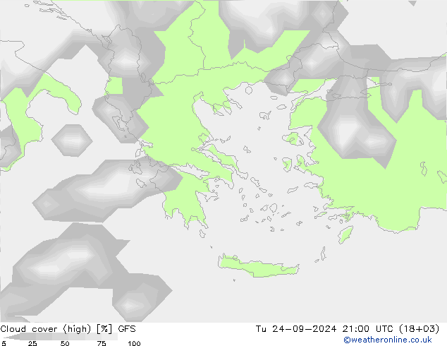 облака (средний) GFS вт 24.09.2024 21 UTC