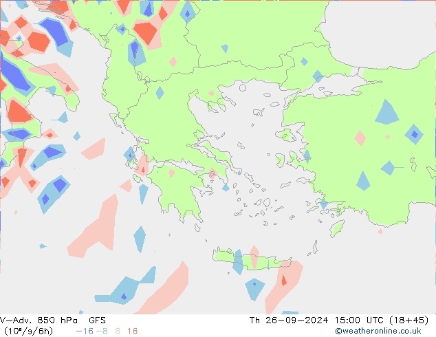 V-Adv. 850 hPa GFS  26.09.2024 15 UTC