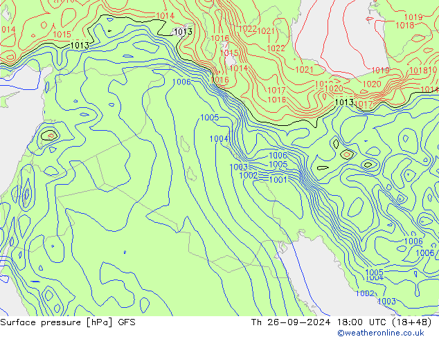 GFS: чт 26.09.2024 18 UTC