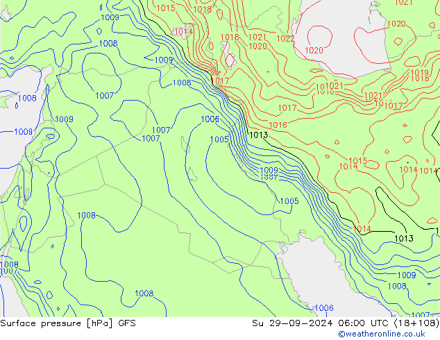 GFS: Вс 29.09.2024 06 UTC