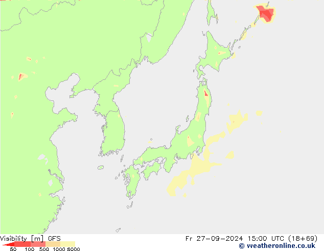 Görüş alanı GFS Cu 27.09.2024 15 UTC