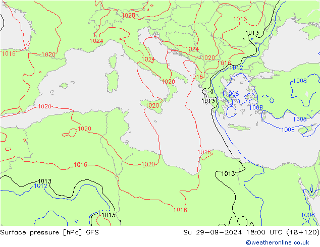 GFS:  29.09.2024 18 UTC