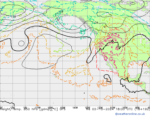 GFS: Qua 02.10.2024 18 UTC