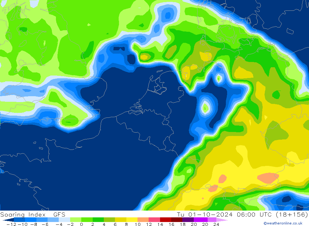 Soaring Index GFS mar 01.10.2024 06 UTC