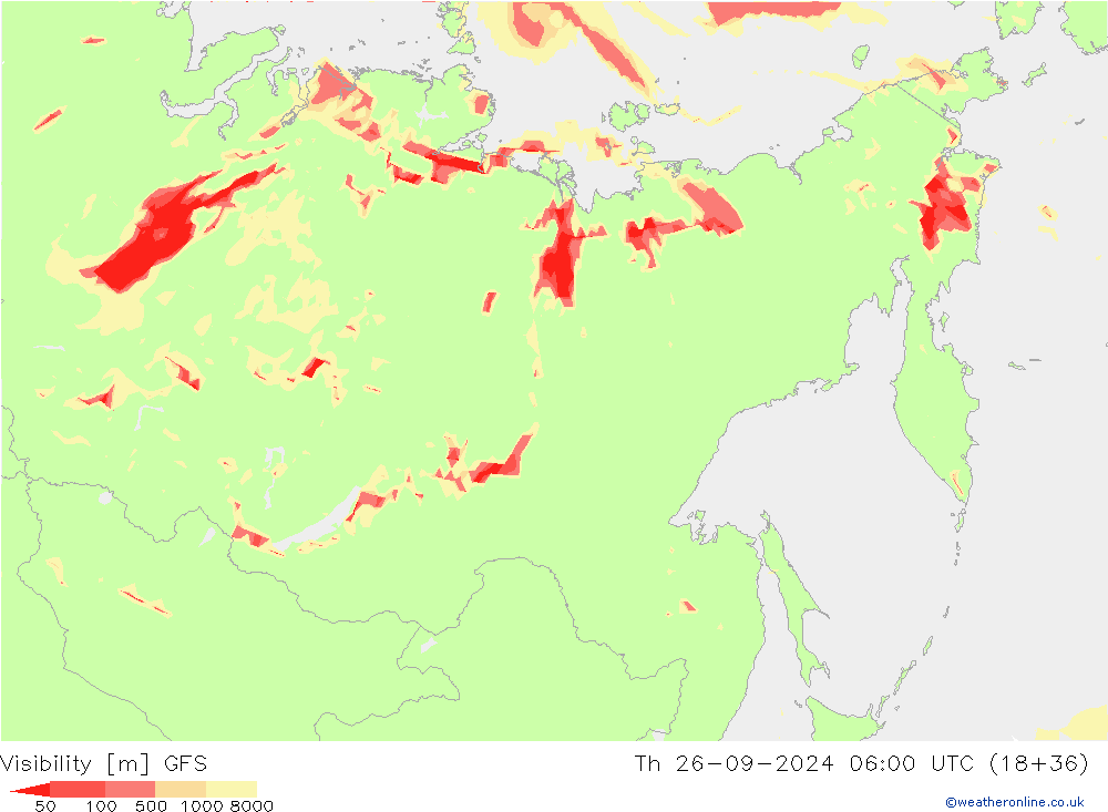 visibilidade GFS Qui 26.09.2024 06 UTC