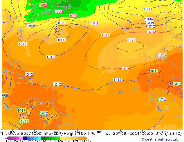 Thck 850-1000 hPa GFS  2024