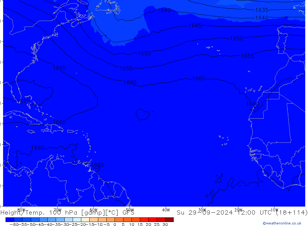 Height/Temp. 100 hPa GFS Su 29.09.2024 12 UTC