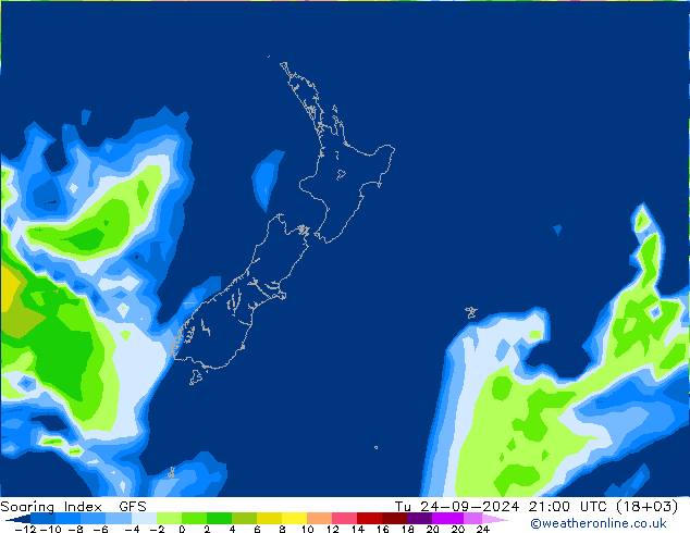 Soaring Index GFS Tu 24.09.2024 21 UTC