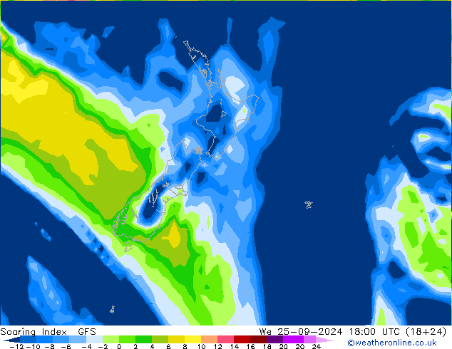 Soaring Index GFS Qua 25.09.2024 18 UTC