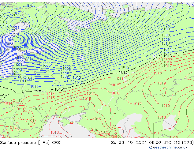 GFS: Su 06.10.2024 06 UTC