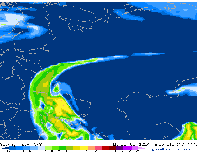 Soaring Index GFS Seg 30.09.2024 18 UTC