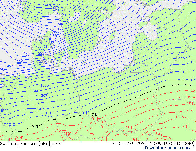 GFS: Fr 04.10.2024 18 UTC