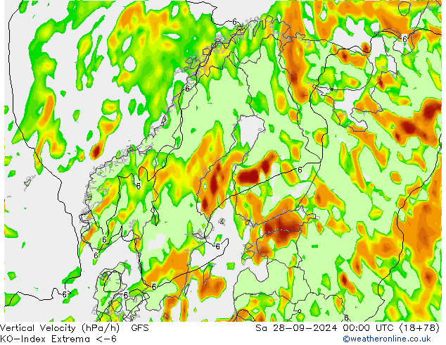 Konvektiv-Index GFS September 2024