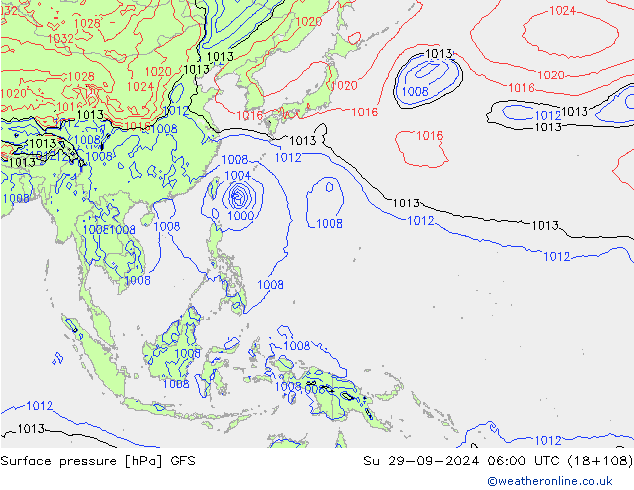 GFS: zo 29.09.2024 06 UTC