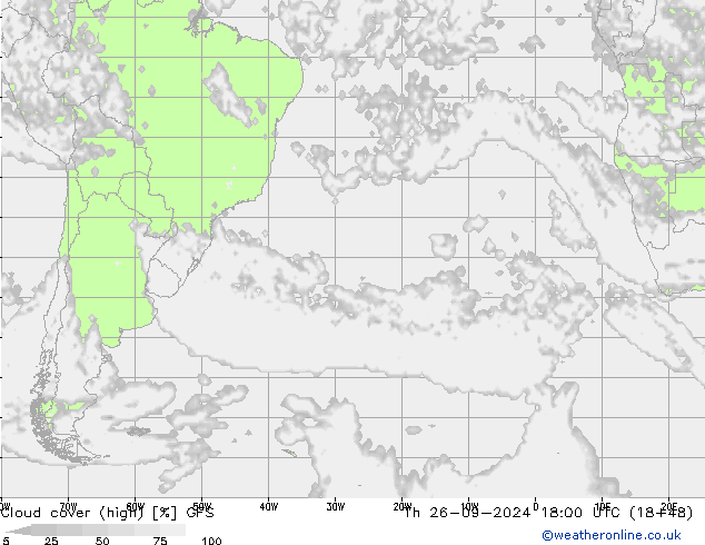 nuvens (high) GFS Qui 26.09.2024 18 UTC