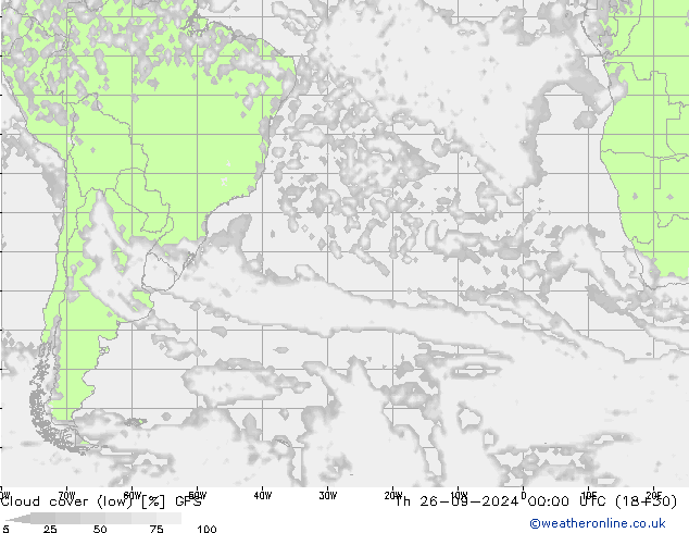 Wolken (tief) GFS Do 26.09.2024 00 UTC