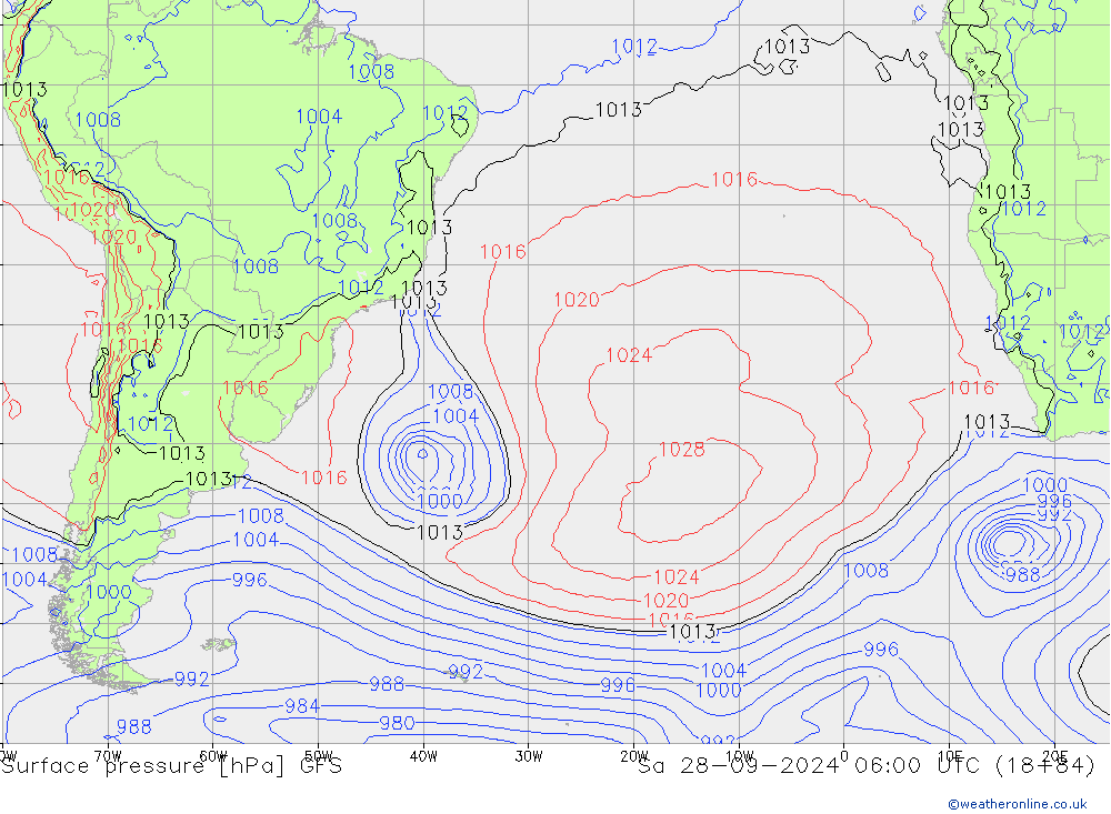 GFS: Sa 28.09.2024 06 UTC