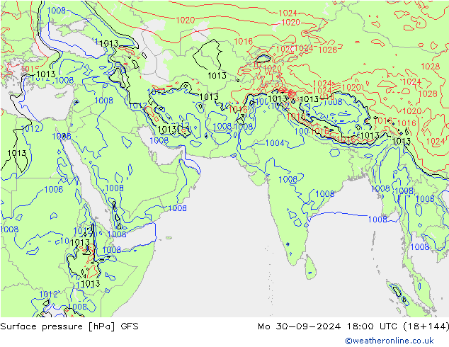 GFS: Mo 30.09.2024 18 UTC