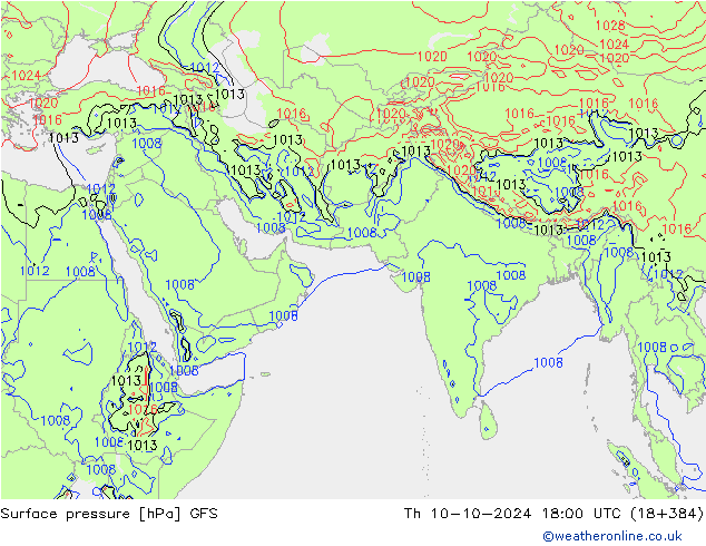 GFS: Th 10.10.2024 18 UTC