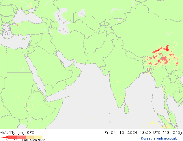 Görüş alanı GFS Cu 04.10.2024 18 UTC