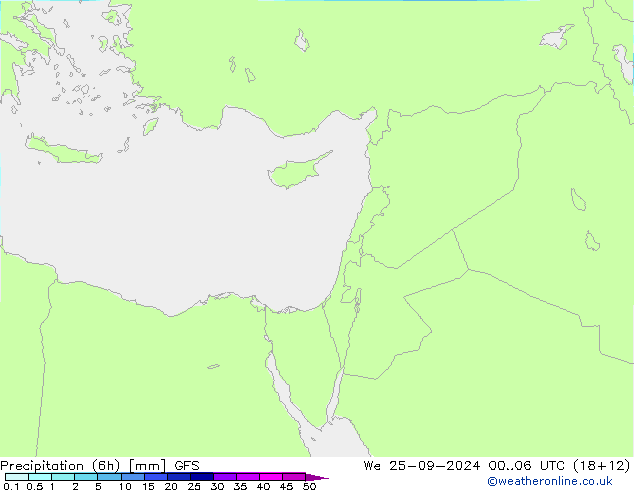 Z500/Rain (+SLP)/Z850 GFS śro. 25.09.2024 06 UTC