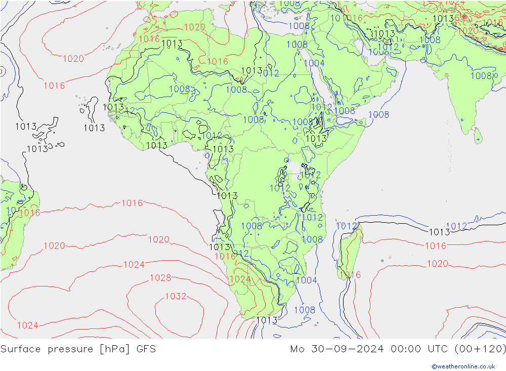 GFS: Mo 30.09.2024 00 UTC