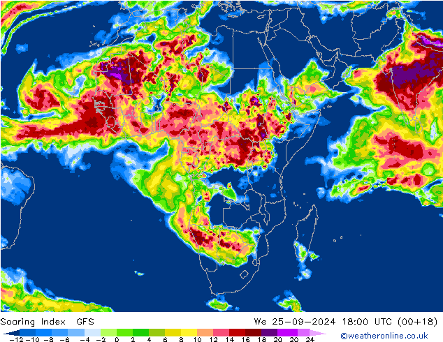 Soaring Index GFS We 25.09.2024 18 UTC