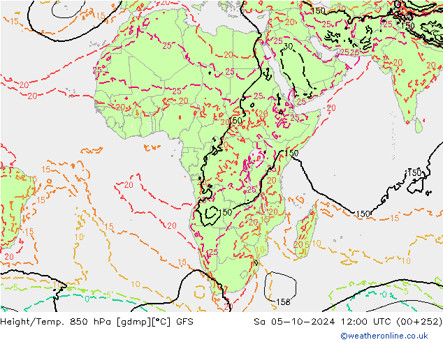 GFS: so. 05.10.2024 12 UTC