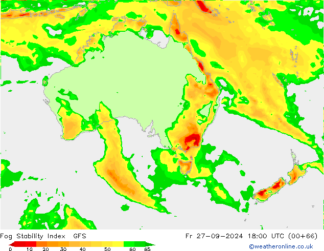 Fog Stability Index GFS September 2024