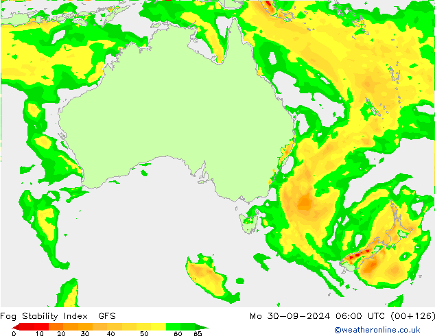 Fog Stability Index GFS Setembro 2024