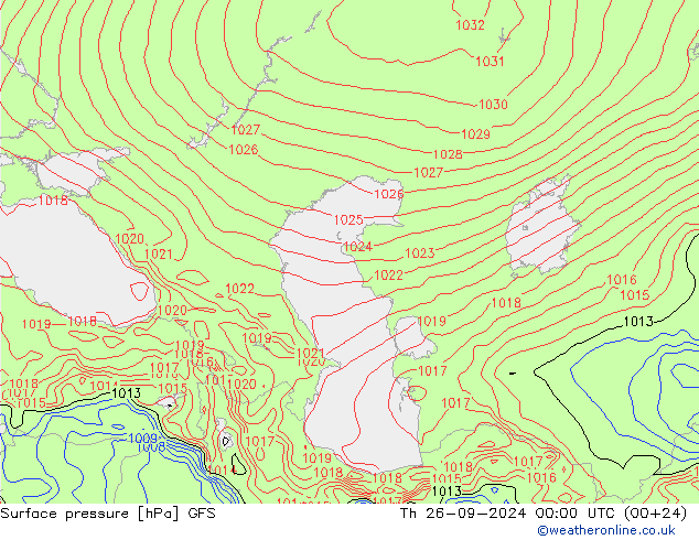 GFS: do 26.09.2024 00 UTC