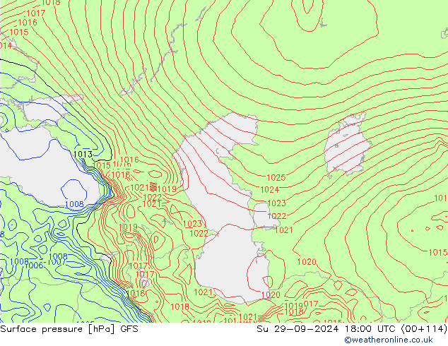 GFS: zo 29.09.2024 18 UTC