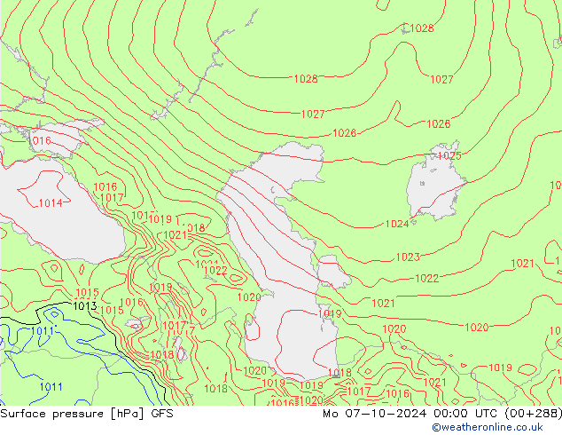 GFS: пн 07.10.2024 00 UTC