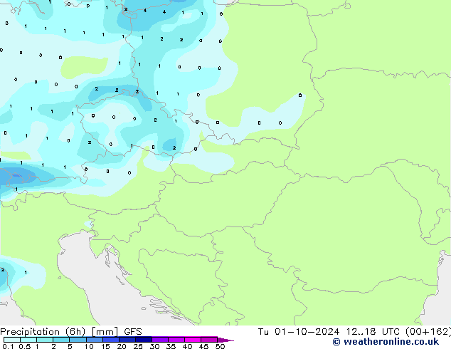 Z500/Rain (+SLP)/Z850 GFS Di 01.10.2024 18 UTC