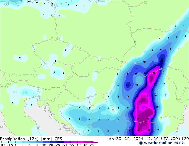  (12h) GFS  30.09.2024 00 UTC