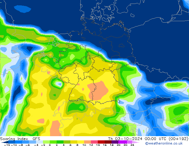 Soaring Index GFS  03.10.2024 00 UTC