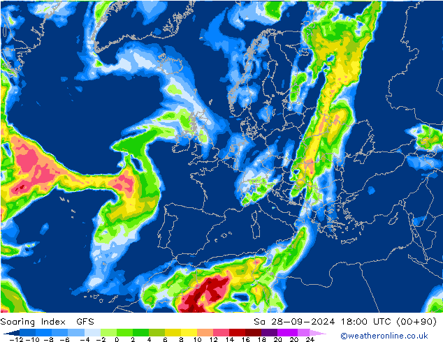 Soaring Index GFS Sa 28.09.2024 18 UTC