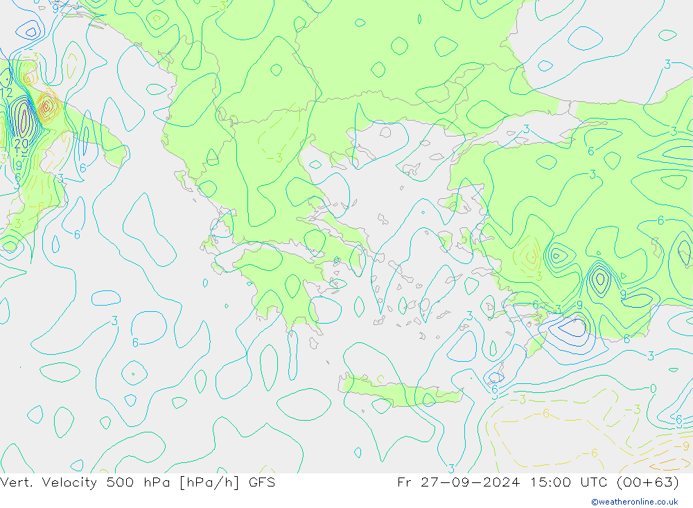 Vert. Velocity 500 hPa GFS pt. 27.09.2024 15 UTC