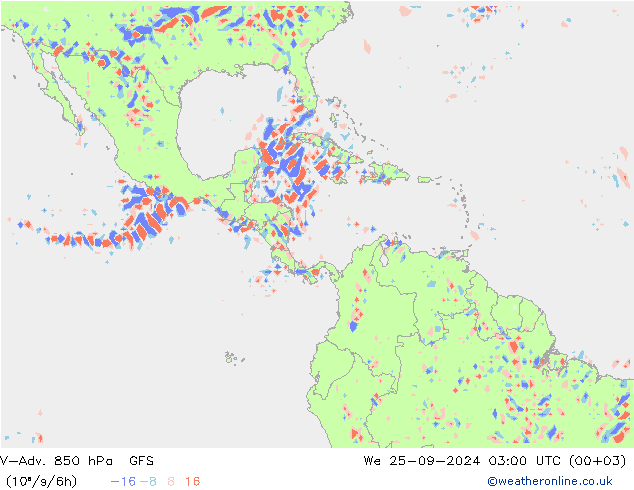 V-Adv. 850 hPa GFS We 25.09.2024 03 UTC