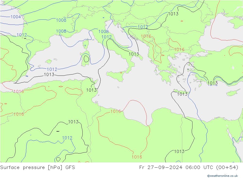 GFS: Cu 27.09.2024 06 UTC