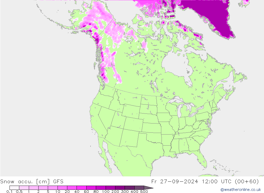 Snow accu. GFS Settembre 2024