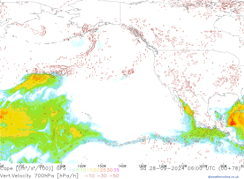 Cape GFS So 28.09.2024 06 UTC