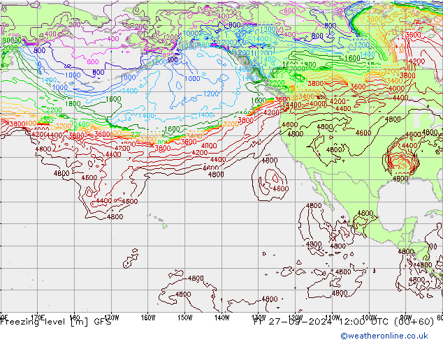 Freezing level GFS September 2024