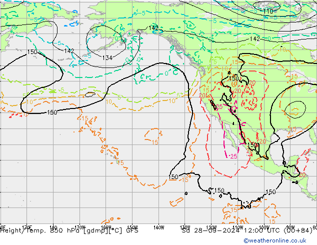 GFS: sab 28.09.2024 12 UTC