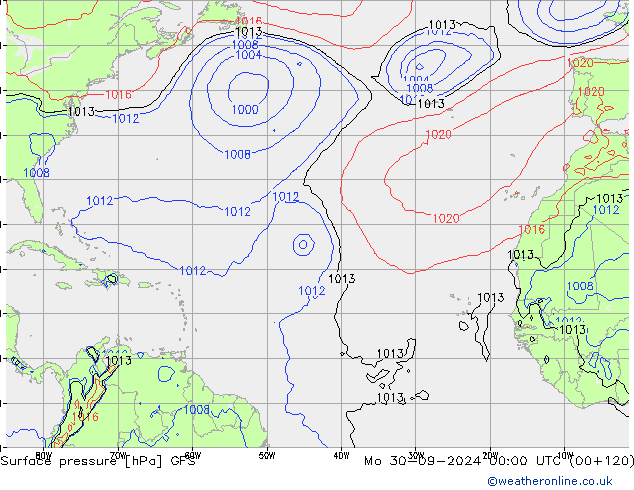 GFS: Mo 30.09.2024 00 UTC