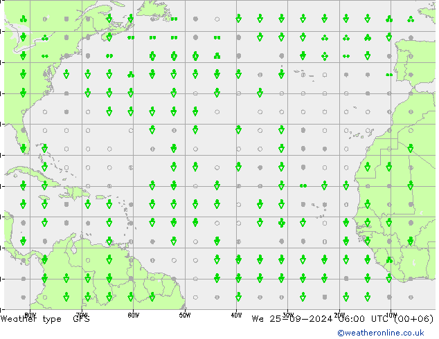 Weather type GFS We 25.09.2024 06 UTC