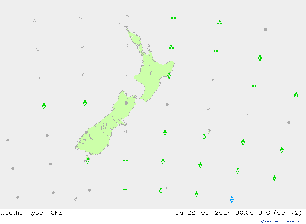 Weather type GFS Sa 28.09.2024 00 UTC
