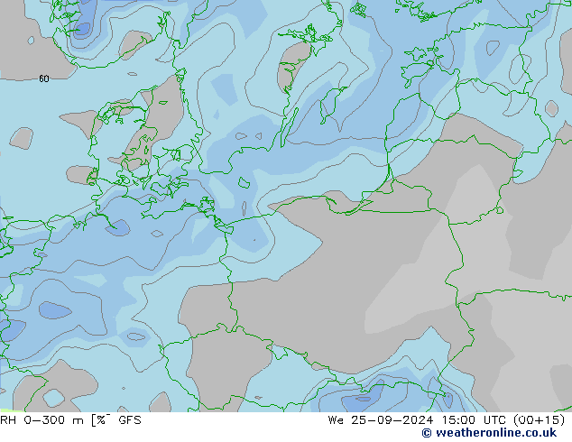 0-300 m Nispi Nem GFS Çar 25.09.2024 15 UTC