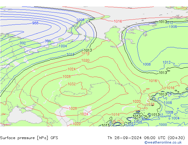 GFS: Do 26.09.2024 06 UTC